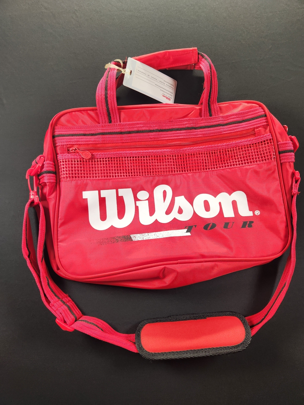 Wilson Red Tour Duffel-Style Messenger Bag